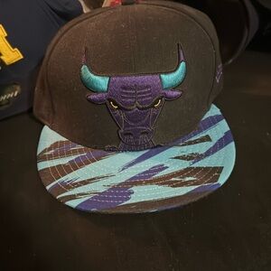 Aqua 8 Jordan Bulls SnapBack